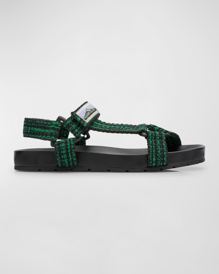 Men's Trip Two-Tone Ribbon Sporty Sandals