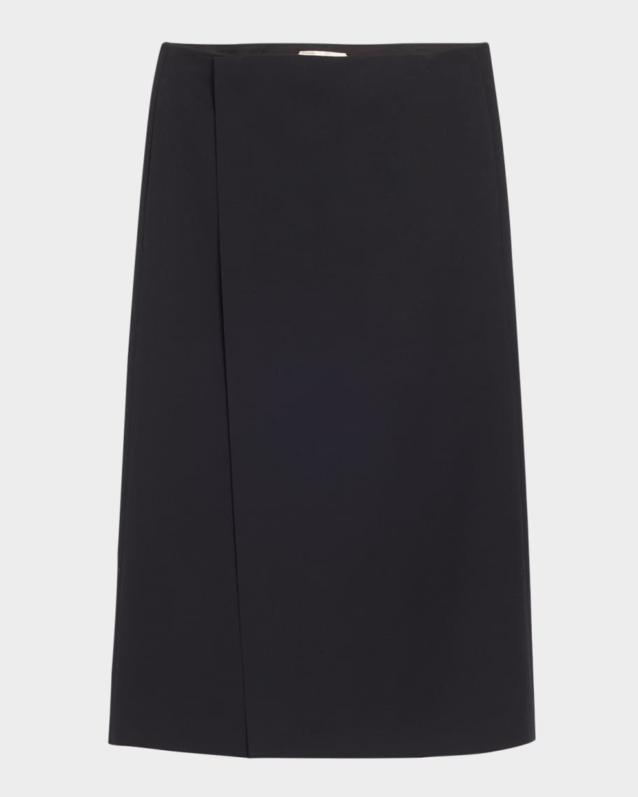 【送料&関税込】The Row Kavi Skirt The Row Kavi Skirt in Navy | FWRD