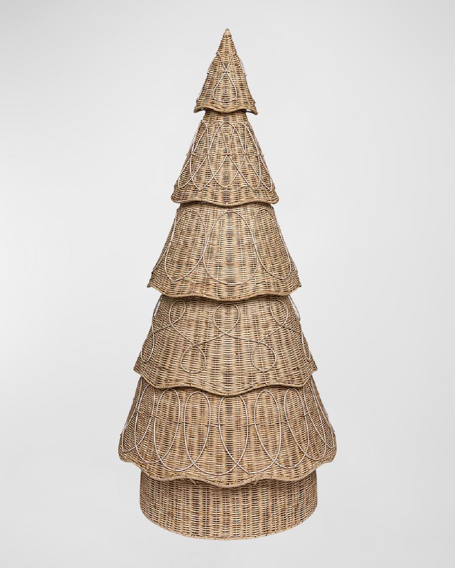 Juliska Provence Rattan Whitewash 5-Inch Tree | Neiman Marcus