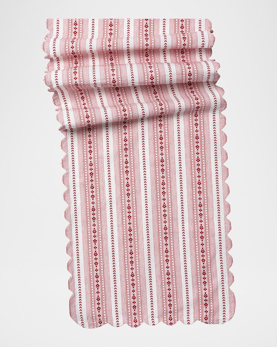 Juliska Villa Stripe Ruby 18
