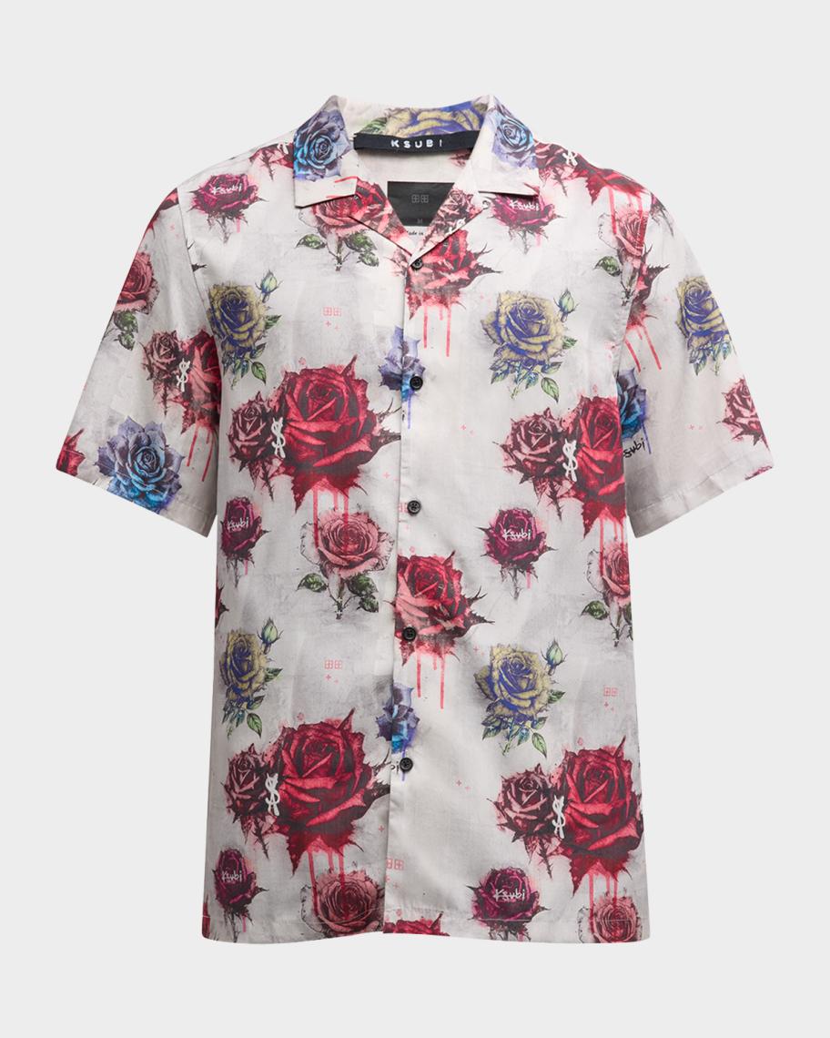 Ksubi Men's Graff Rose Resort Shirt | Neiman Marcus