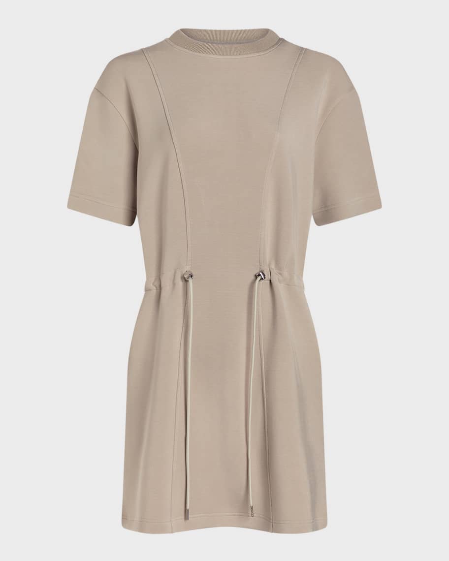 varley maple short sleeve mini dress Varley Maple Short-sleeve Mini Dress In Pink