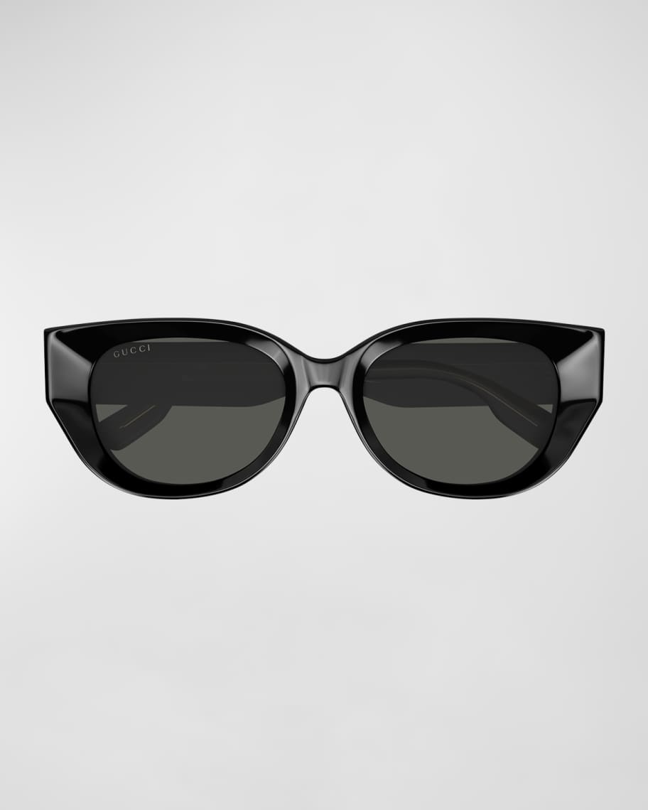 Gucci Cat Eye-Frame Recycled Acetate Sunglasses