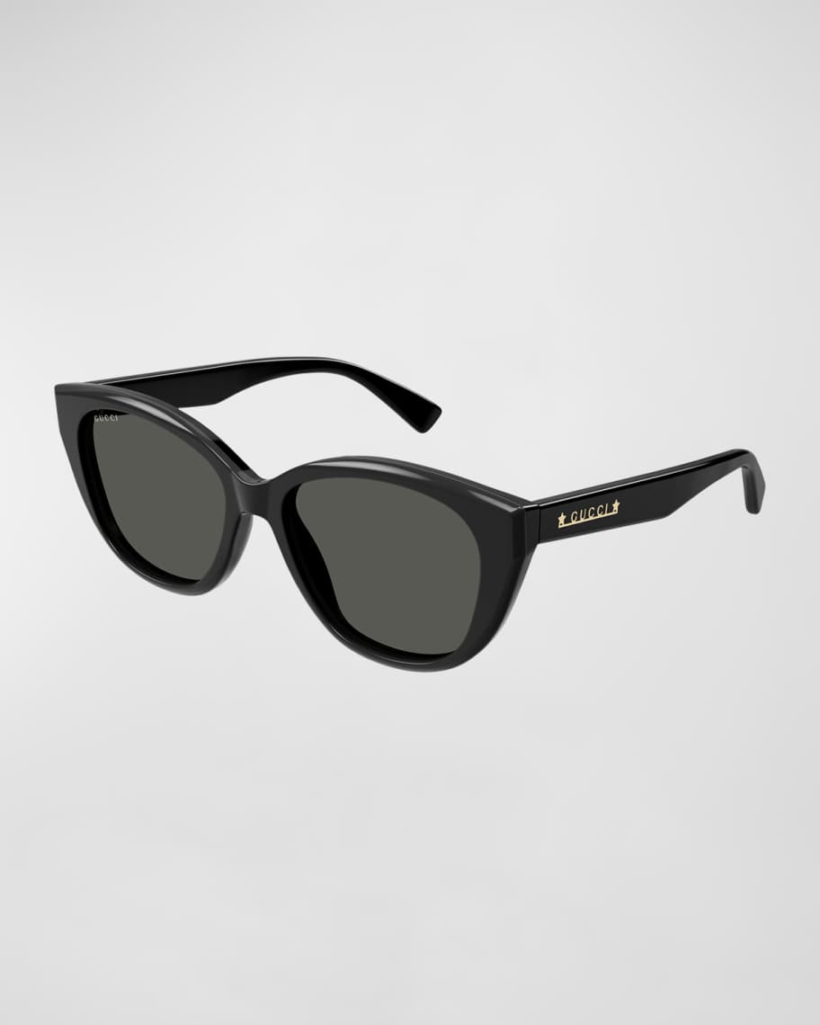 Gucci Star Logo Acetate Cat Eye Sunglasses Neiman Marcus