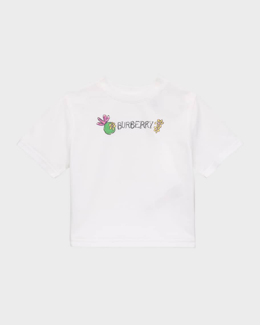 ノア様♡18m　BURBERRYベビー　大人気　ロゴTシャツ　ラインロゴレギンス Burberry Girl's Cedar Animated Logo-Print T-Shirt, Size 3-14
