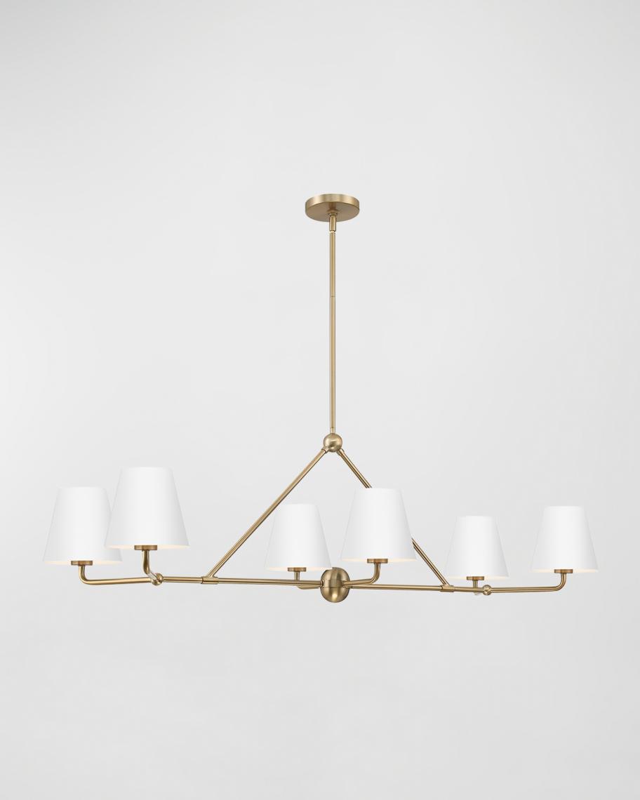 Crystorama Norwalk 6-Light Bronze Umber Chandelier - 28" Wide, Transitional Industrial Design
