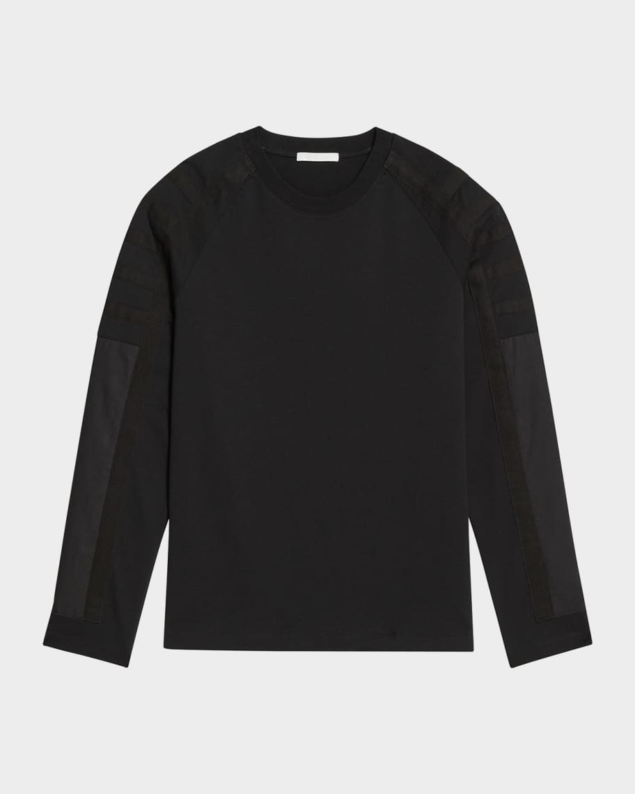 Helmut Lang◆SLEEVE TIE T/長袖Tシャツ/S/ウール/GRY/16-6401000 Helmut Lang Wind Top |HELMUTLANG.COM