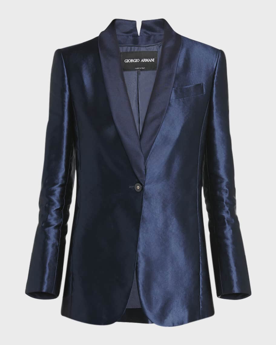 【関税&送料込】Giorgio Armani Silk Blend Lined Blazer nm_4825374_100404_m