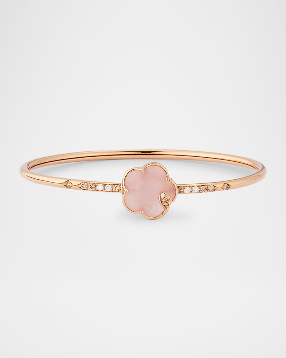 Pasquale Bruni Ton Joli 18K Rose Gold Diamond Bracelet with Pink ...