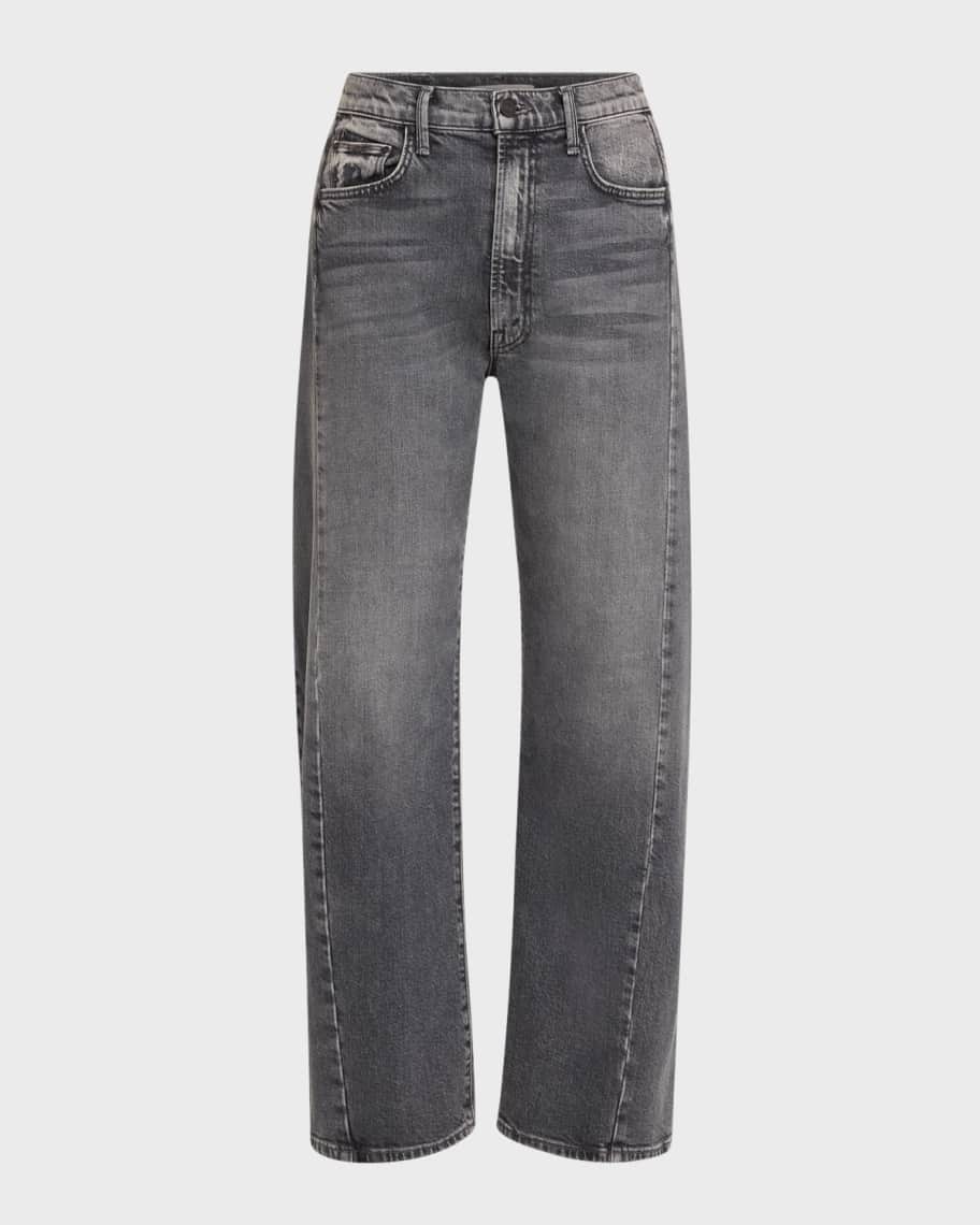 グレー　bless u denim half pants Unused Pinue Center Stitch Half Pants Denim Black Gray