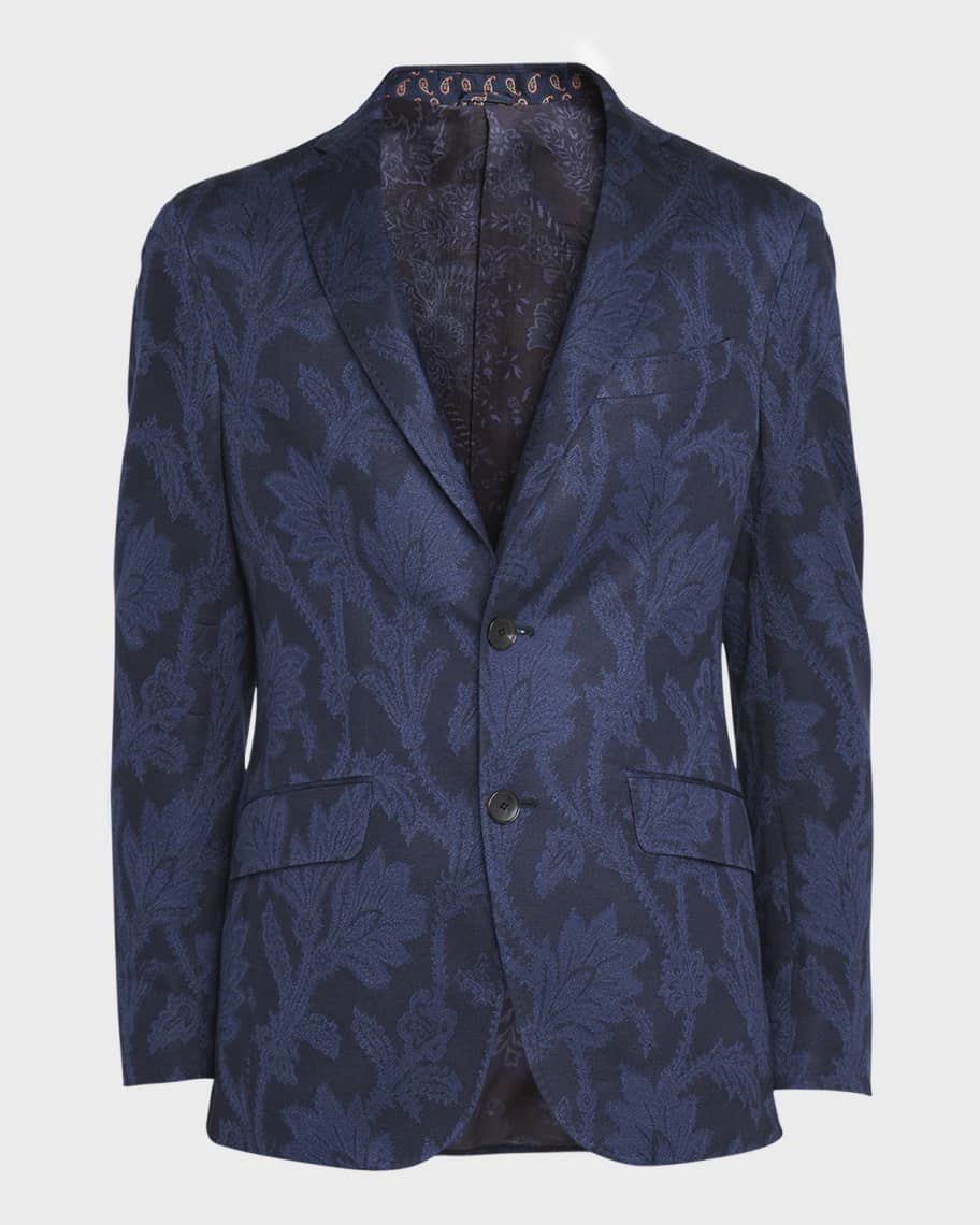 Etro Floral Paisley Jacquard Jacket | Neiman Marcus