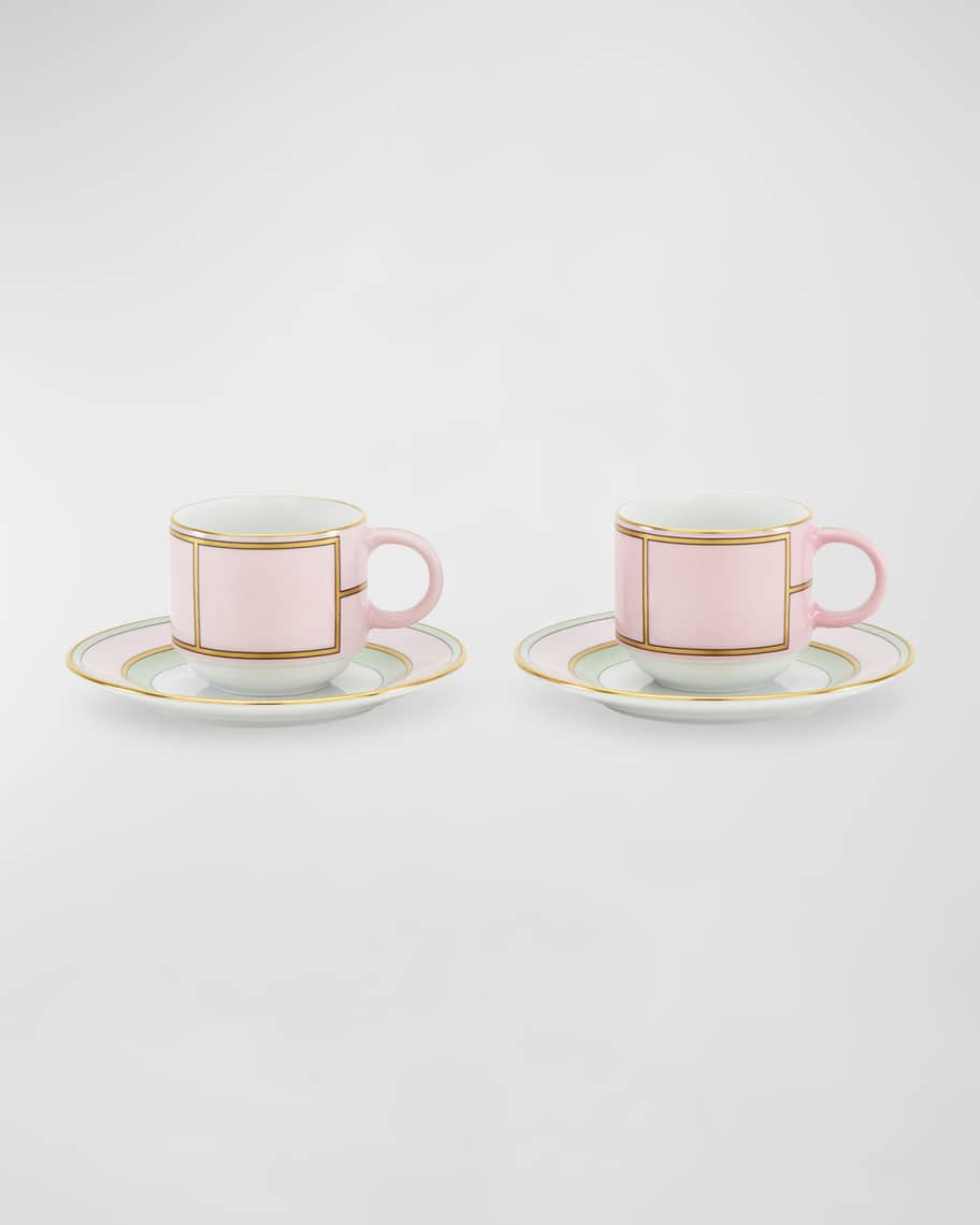 Diva Coffee Set for Two, Rosa