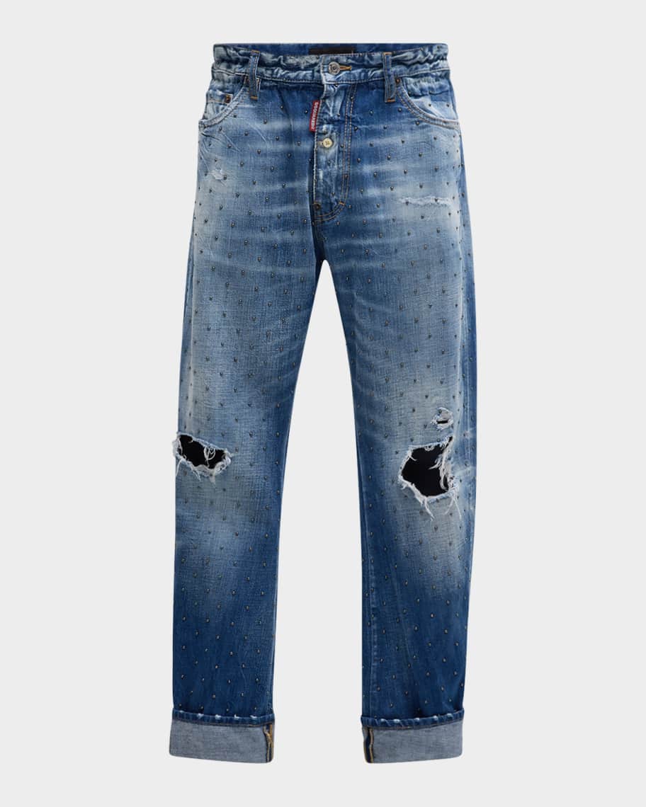 はり⭐️DSQUARED2 BIG BROTHER JEAN Medium Everything Wash Studs Big Brother Jeans