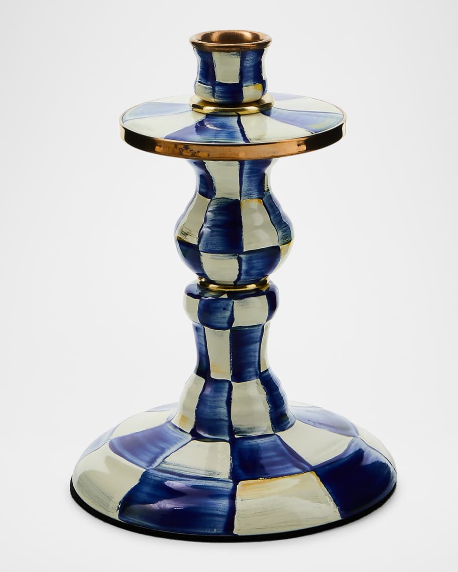 Royal Check Small Candlestick, MacKenzie-Childs
