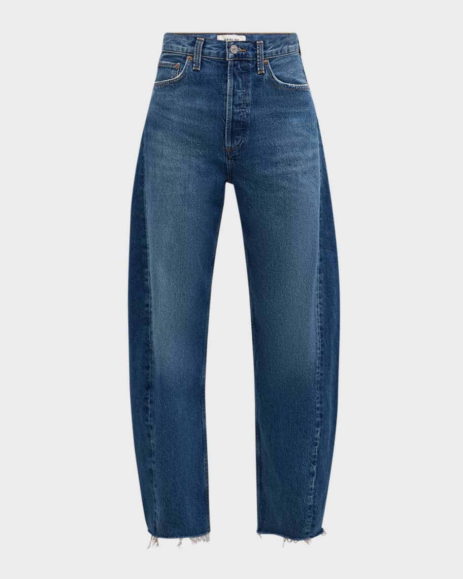 パンツ AGOLDE Luna Mid Rise Straight Denim Pants Black A140C1157CON nm_4863938_100106_m