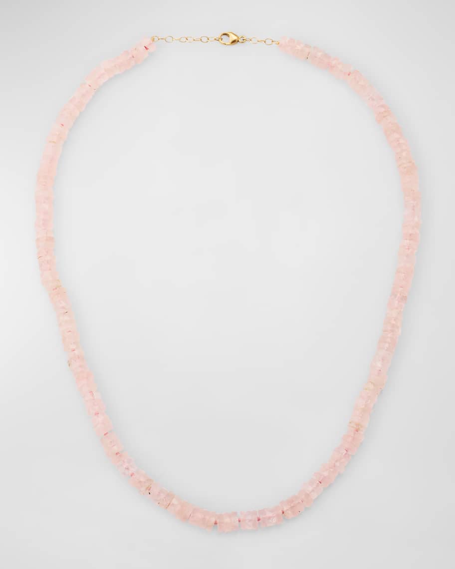 【JIA JIA】Gold, diamond and rose quartz necklace ネックレス JIA JIA Gold, quartz and diamond necklace | NET-A-PORTER