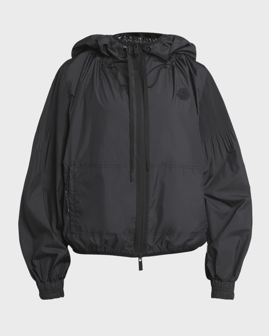 ★【MONCLER】Giacca a vento Auxonne★ウィンドブレーカー Moncler Auxonne Matte Hooded Windbreaker Jacket | Neiman Marcus
