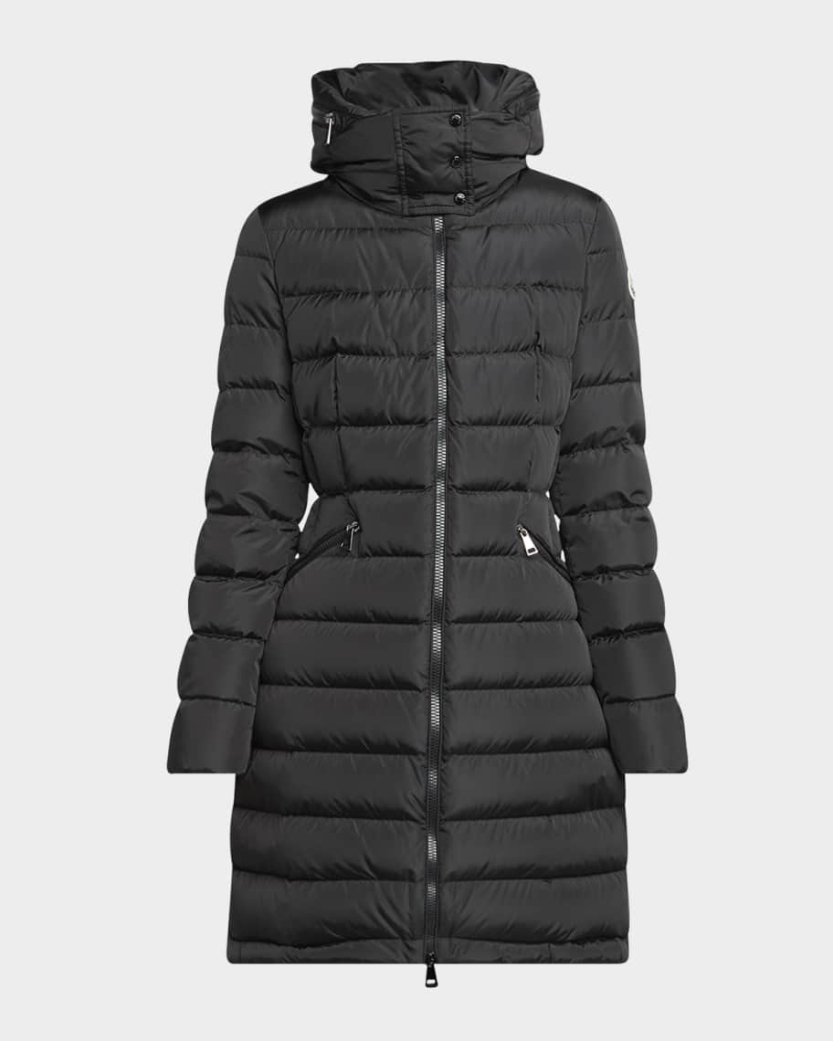 Moncler Flammette Long Puffer Coat | Neiman Marcus