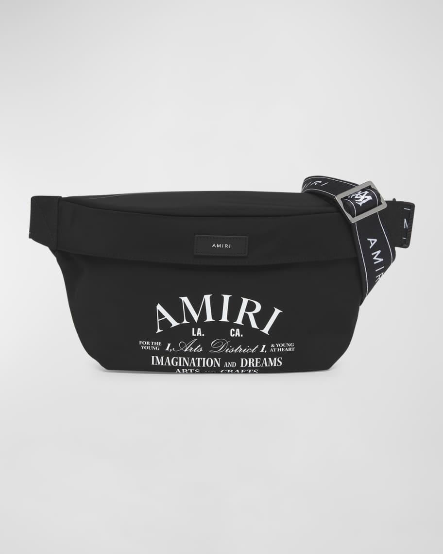 Amiri Men's Arts District Twill Bumbag | Neiman Marcus