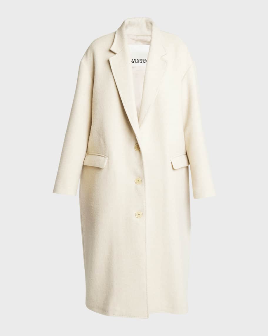 Isabel Marant Efezia Classic Wool Cashmere Coat | Neiman Marcus