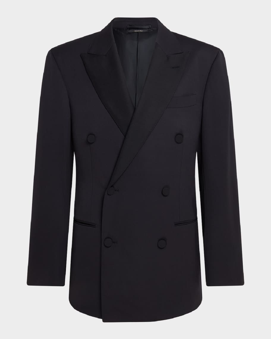 くらしを楽しむアイテム dunhill Men's Jacket Dinner Lapel Peak Double-Breasted ジャケット・アウター