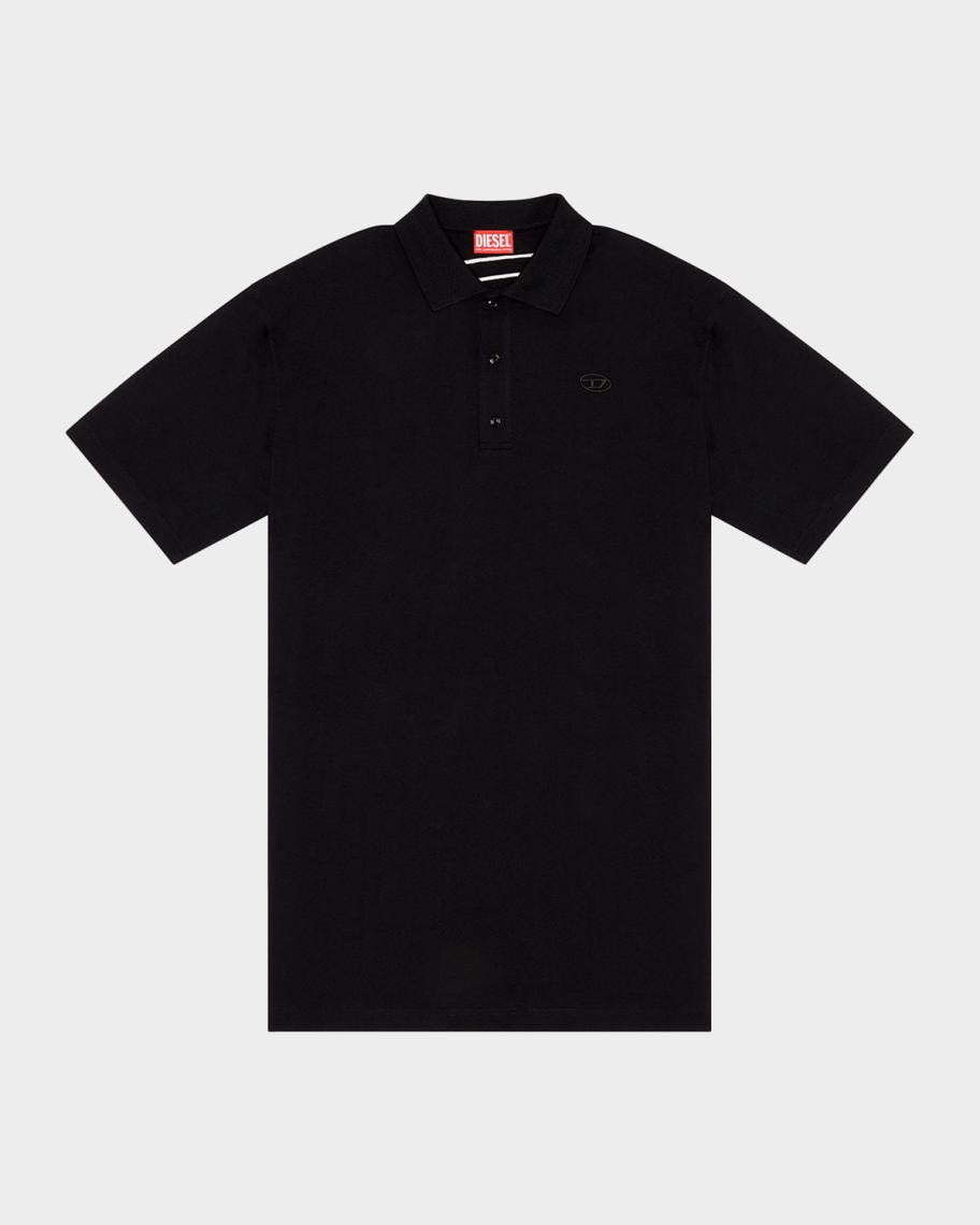 Diesel Men's Polo Shirt with Tonal Oval D Logo | Neiman Marcus