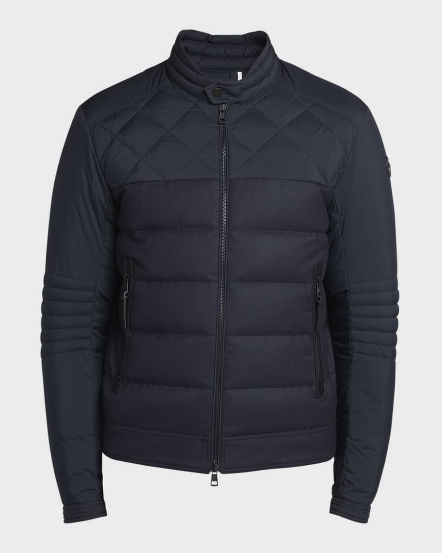【関税&送料込】Moncler Two-Tone Fabric And Leather Trailgri G29541A5271068950999_X_clipped