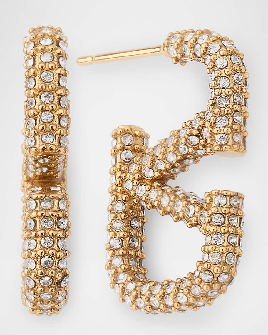ピアス VALENTINO GARAVANI VLOGO SIGNATURE STRASS EARRINGS Valentino Garavani VLogo Signature Strass Earrings | Neiman