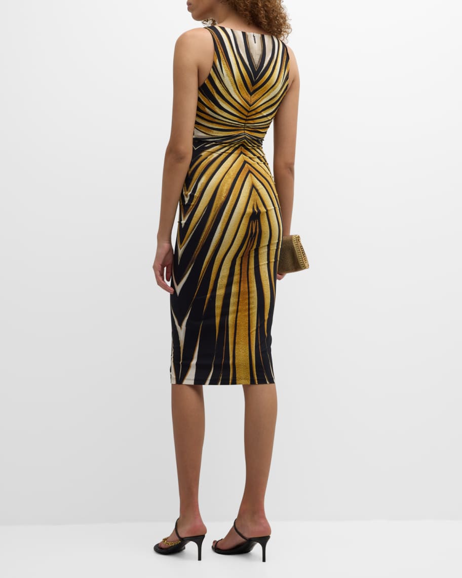 Image 3 of 6: Printed Midi Dress