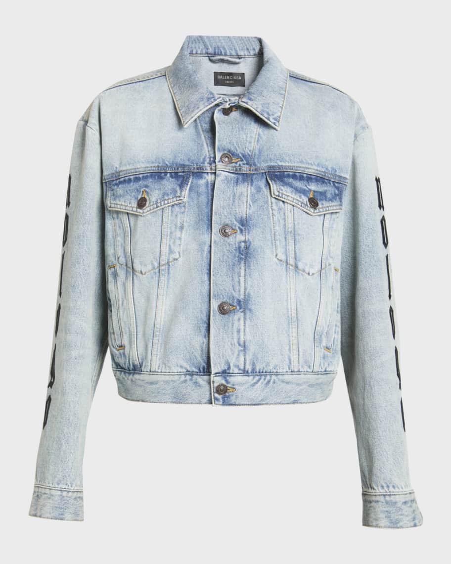 ジャケット BALENCIAGA FW24 SMALL FIT NO LOGO JACKET (793893 TDW144141) Balenciaga Nologo Small Fit Jacket | Neiman Marcus