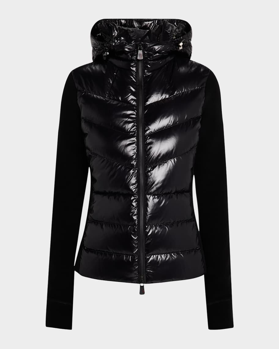 ジャケット・アウター MONCLER GRENOBLE MAGLIONE CARDIGAN M Moncler Grenoble Black Maglia Cardigan Fleece Jacket - Size