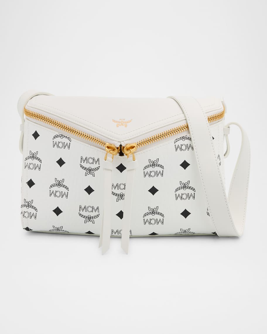 ほぼ未使用品◆MCM◆Visetos White ヴィセトスベルト　90/36 Amazon.com | MCM Womens Fursten Spektrum Visetos Belt Bag Small