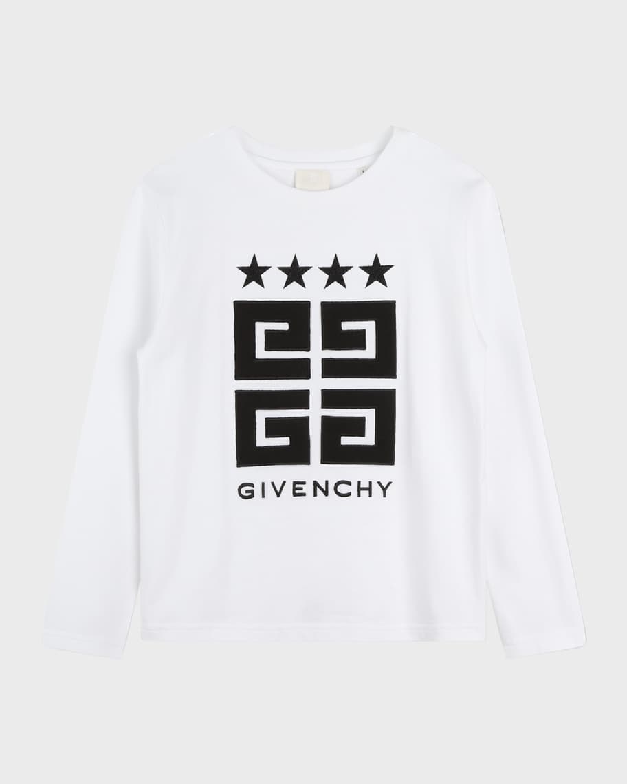 Givenchy Boys Logo T-Shirt in Grey