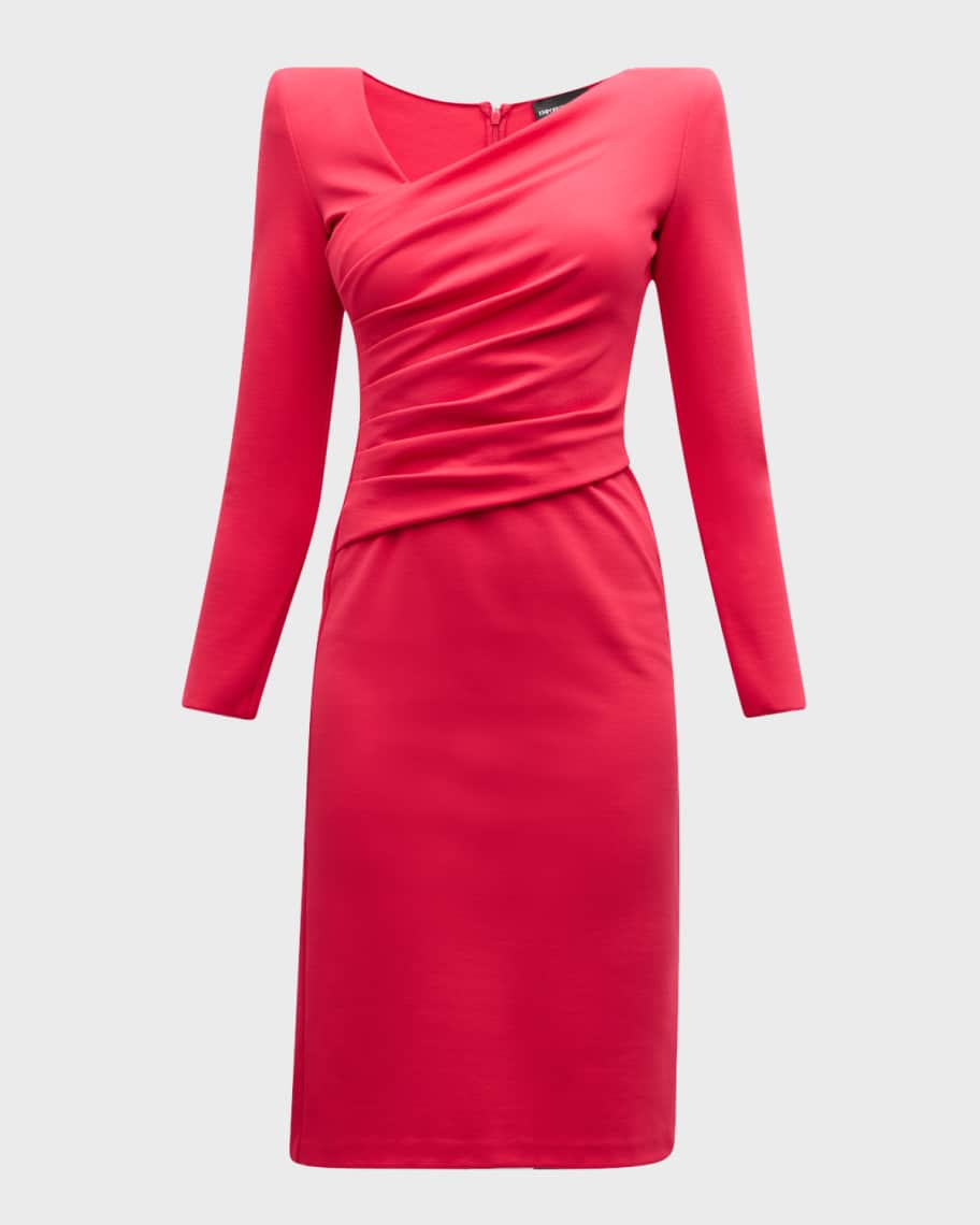 ワンピース EMPORIO ARMANI Woman Dress Fuchsia D4NA1F2NWAZ 309 Emporio Armani Outlet: dress in viscose - Fuchsia | Emporio