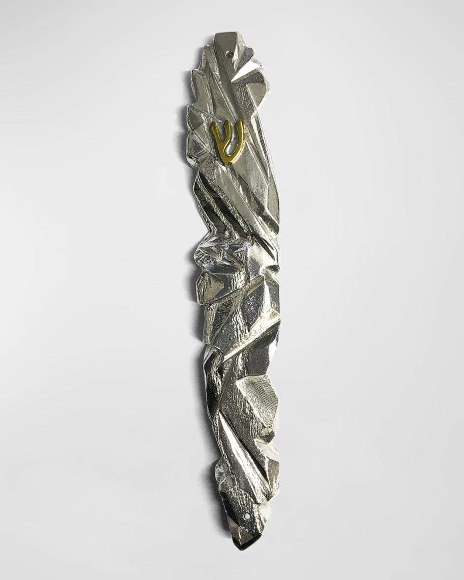 Joy Stember Metal Arts Studio Carved Pewter Deco Mezuzah by Joy Stember ...