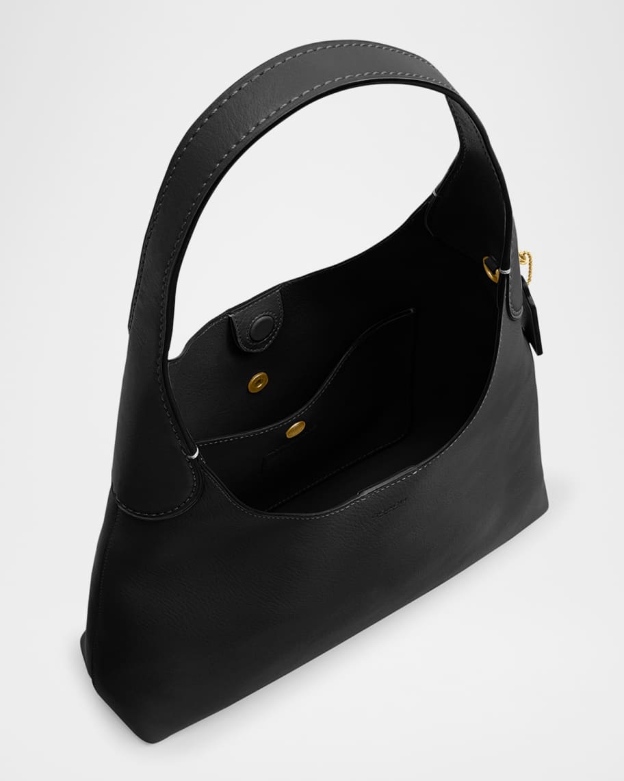 Image 2 of 3: Brooklyn 28 Grain Leather Shoulder Bag