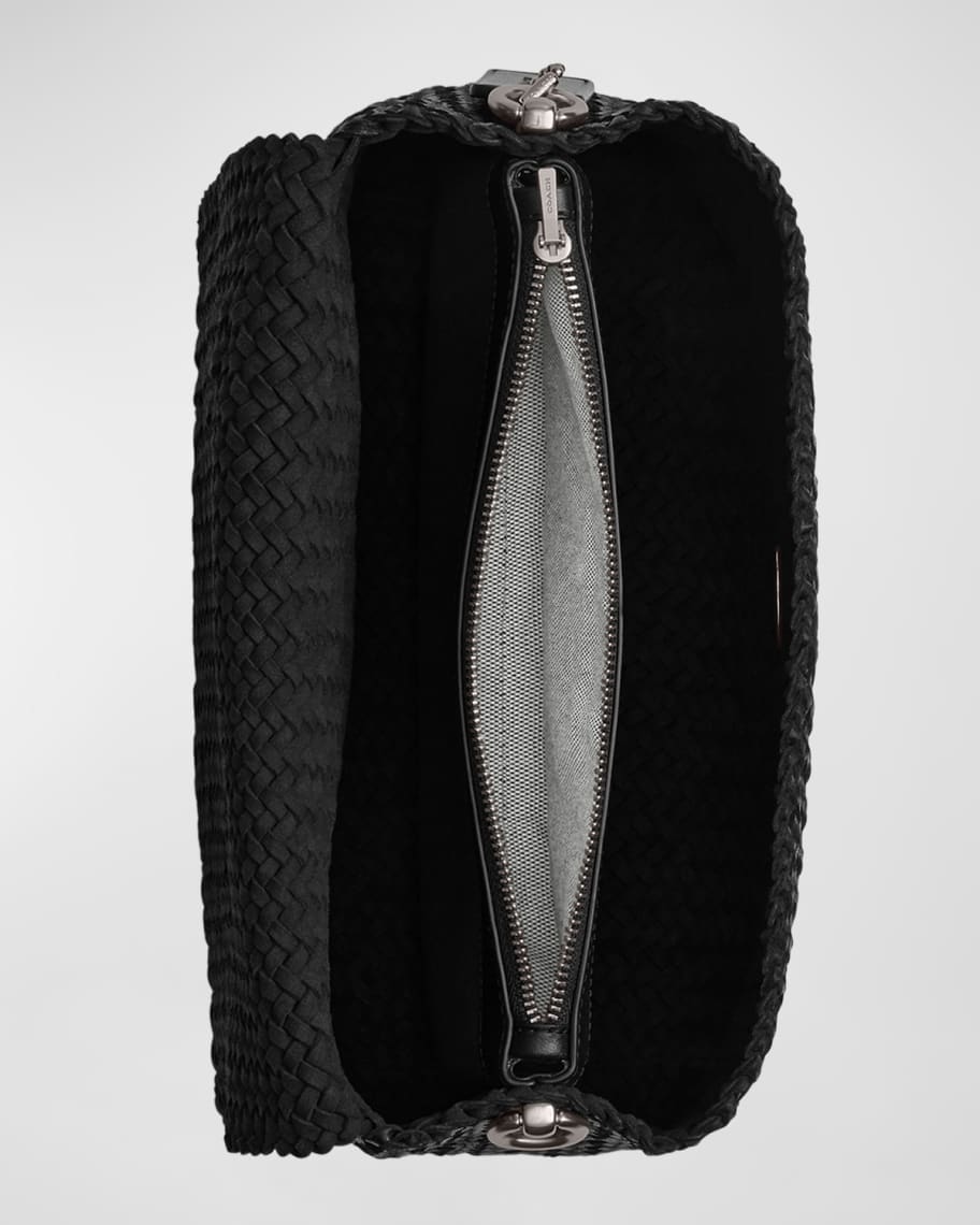 Image 3 of 3: Tabby Woven Leather Shoulder Bag