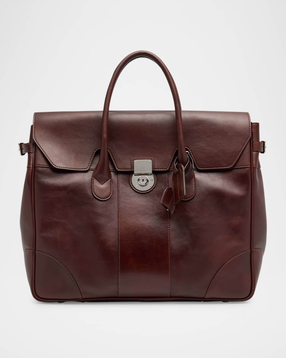 【関税・送料込み】Brunello Cucinelli Leather Shoulder Bag BRUNELLO CUCINELLI Two-tone leather and suede shoulder bag