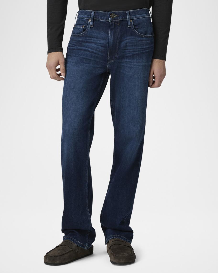 PAIGE Men's Doheny Classic Straight Leg Jean – Heritage Denim Look With Stretch Comfort