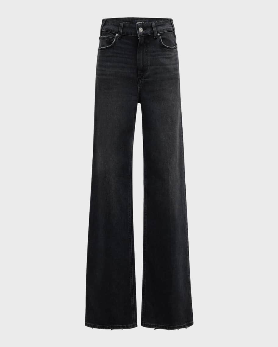 デニム・ジーパン Paige Black Denim Crop Jeans PAIGE | Jeans | Nwt Paige Genesee Crop Jeans Wide Leg