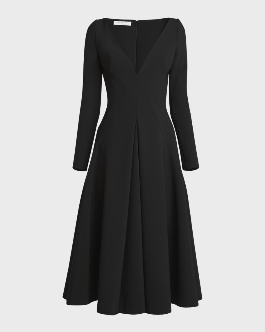 blue satin dress Heavy Hearted Maxi Color:Blushing-Pink subcat:basic-dresses Blue Long Sleeve Midi