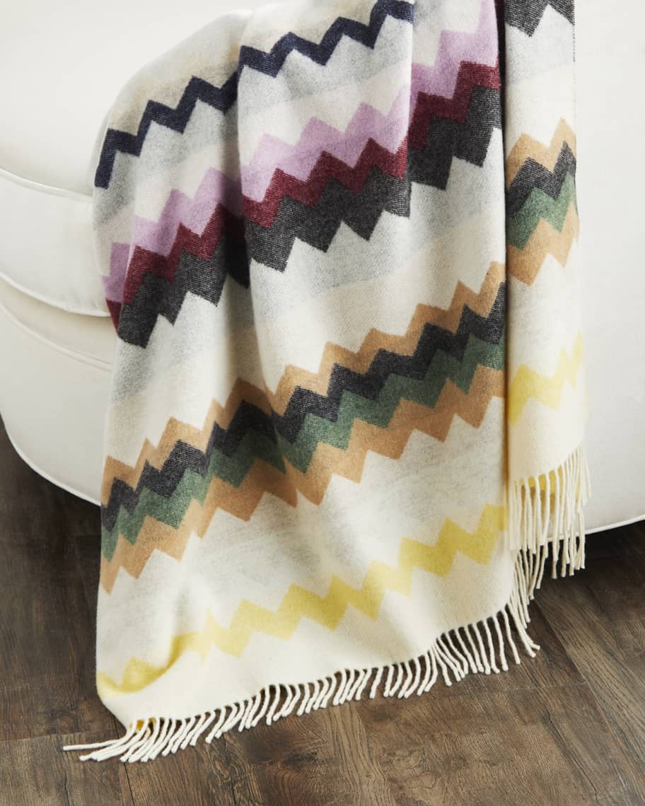 Missoni Home Clifford Wool-Blend Throw Blanket, 51" x 75"