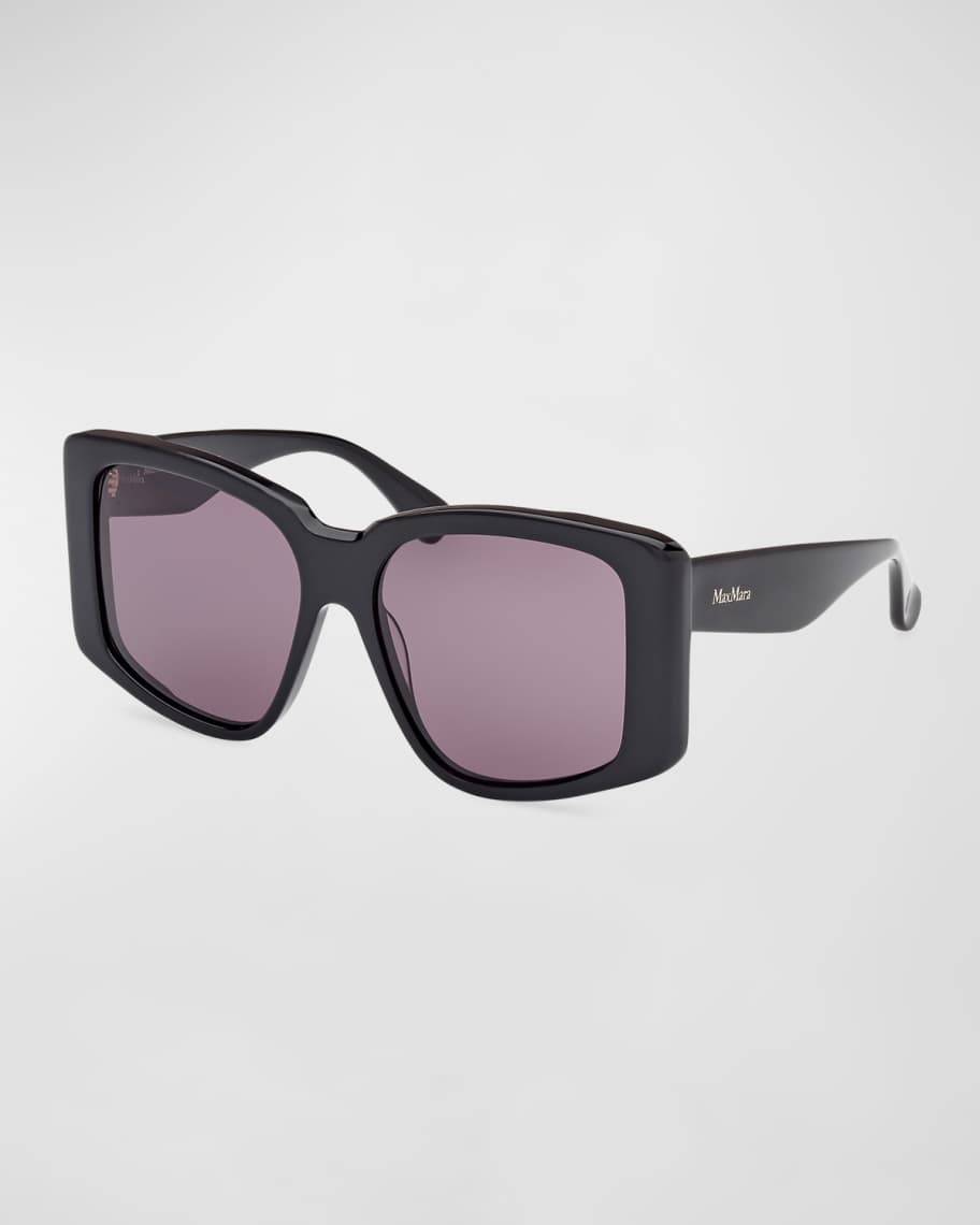 Max Mara Black Acetate Sunglasses