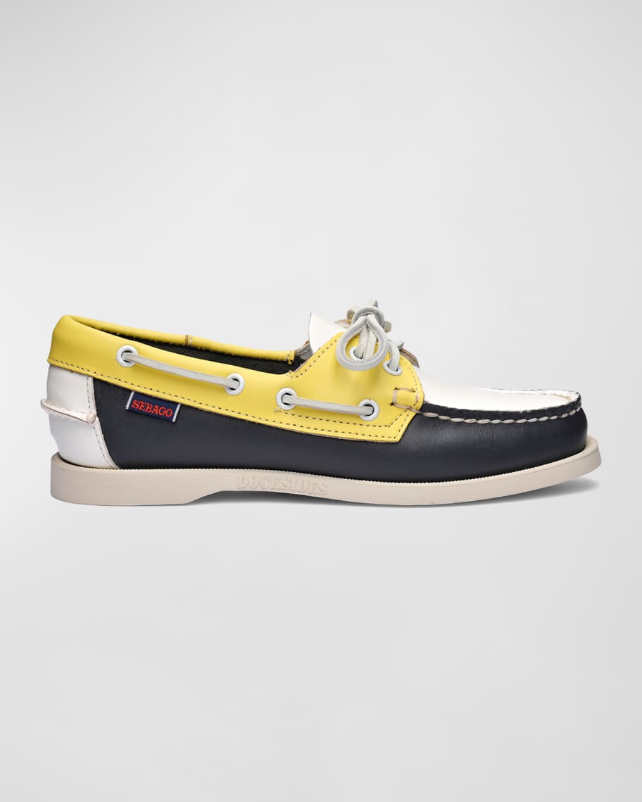 Sebago Portland Spinnaker Colorblock Boat Shoes Neiman Marcus