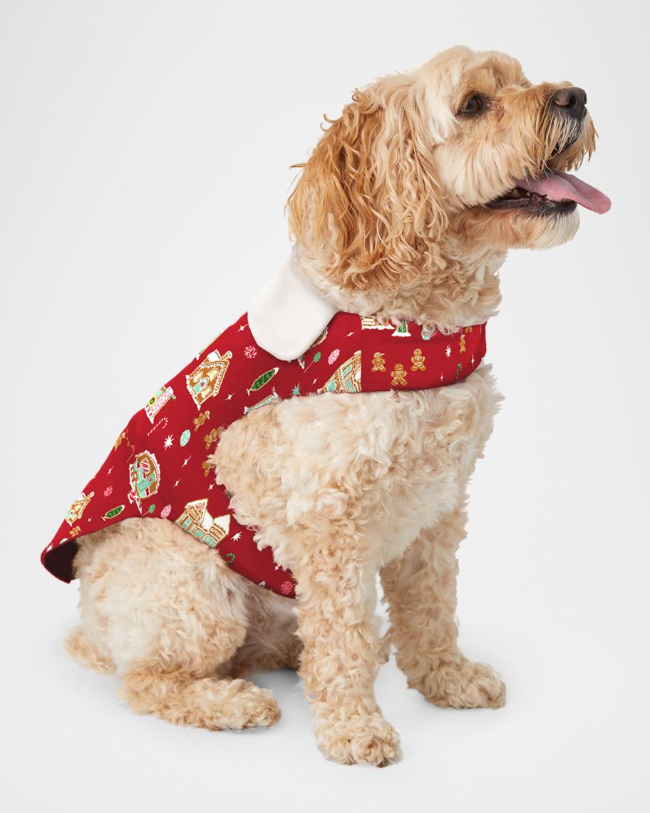 BedHead Pajamas Gingerbread-Print Dog Pajamas | Neiman Marcus