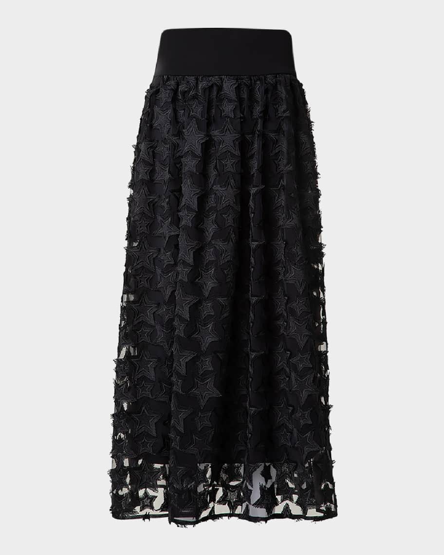 AKRIS punto Flared Midi Skirt main image 1