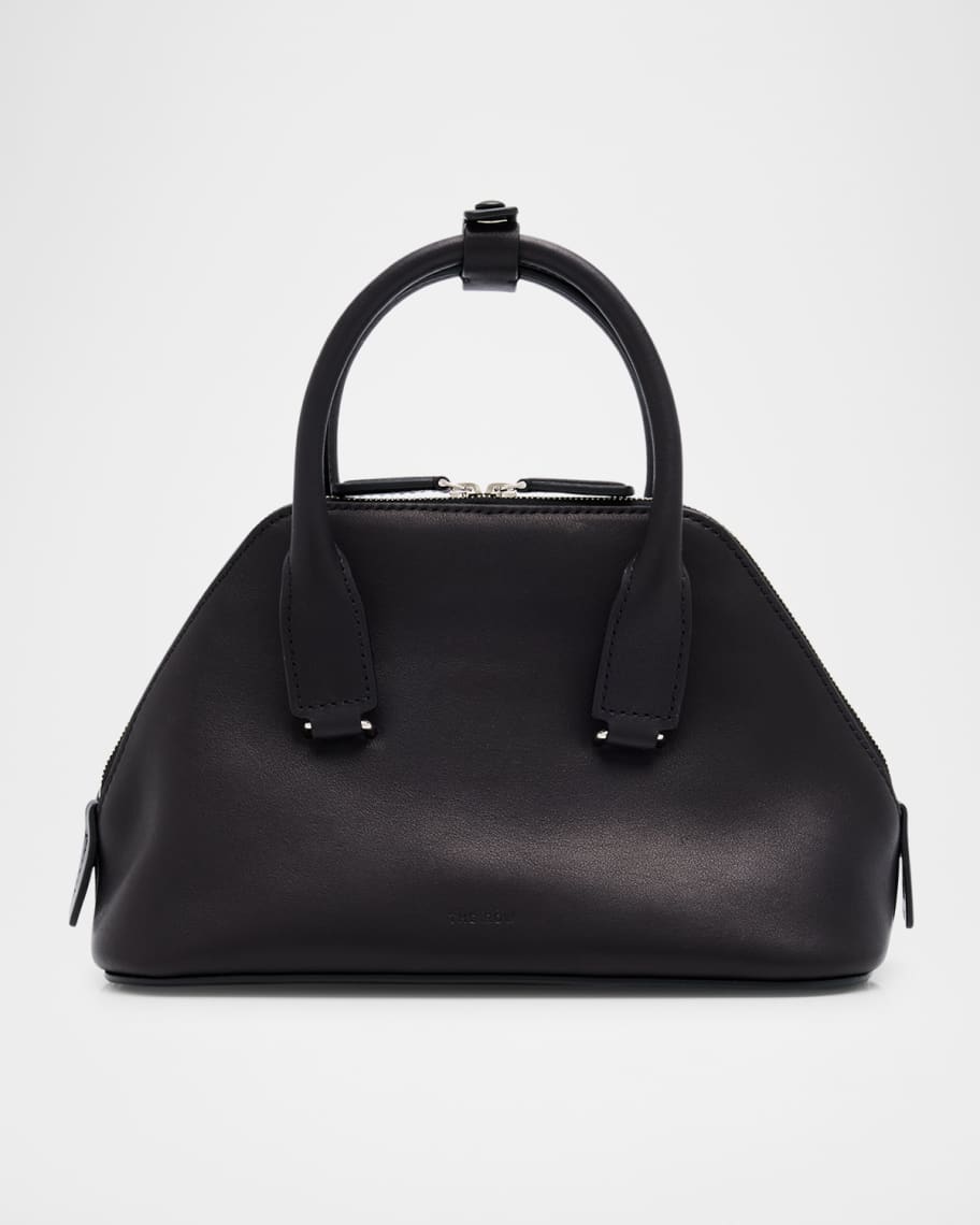 【THE ROW】ザ ロウ Mini Devon レザーバッグ ハンドバッグ THE ROW Mini Devon in Saddle Leather | Neiman Marcus