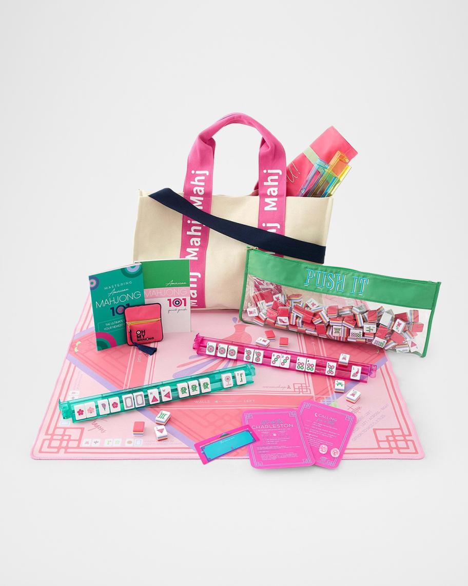 OH MY MAHJONG Spring Ultimate Mahjong Set | Neiman Marcus