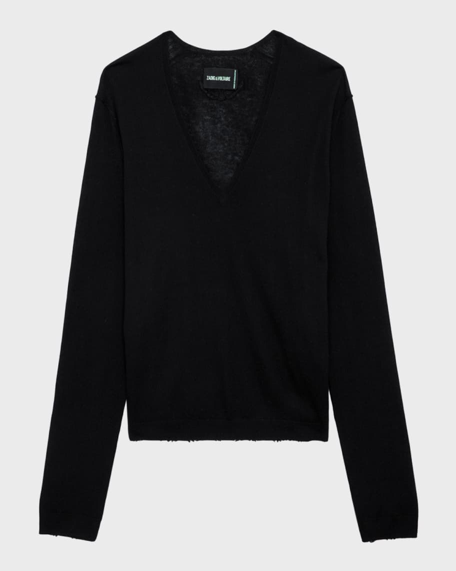 Zadig & Voltaire Bully Cashmere Crewneck Sweater