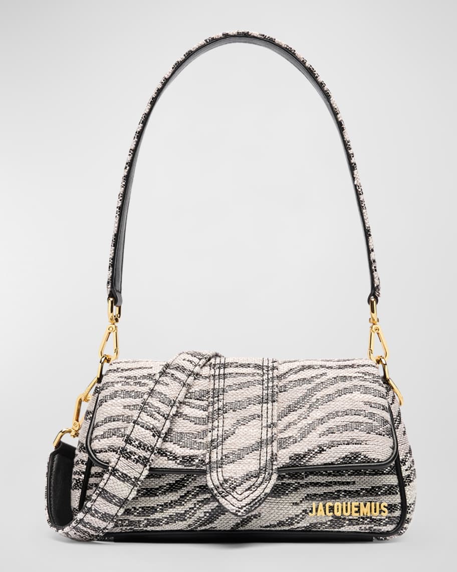 Jacquemus Le Petit Bambimou Zebra Canvas Shoulder Bag